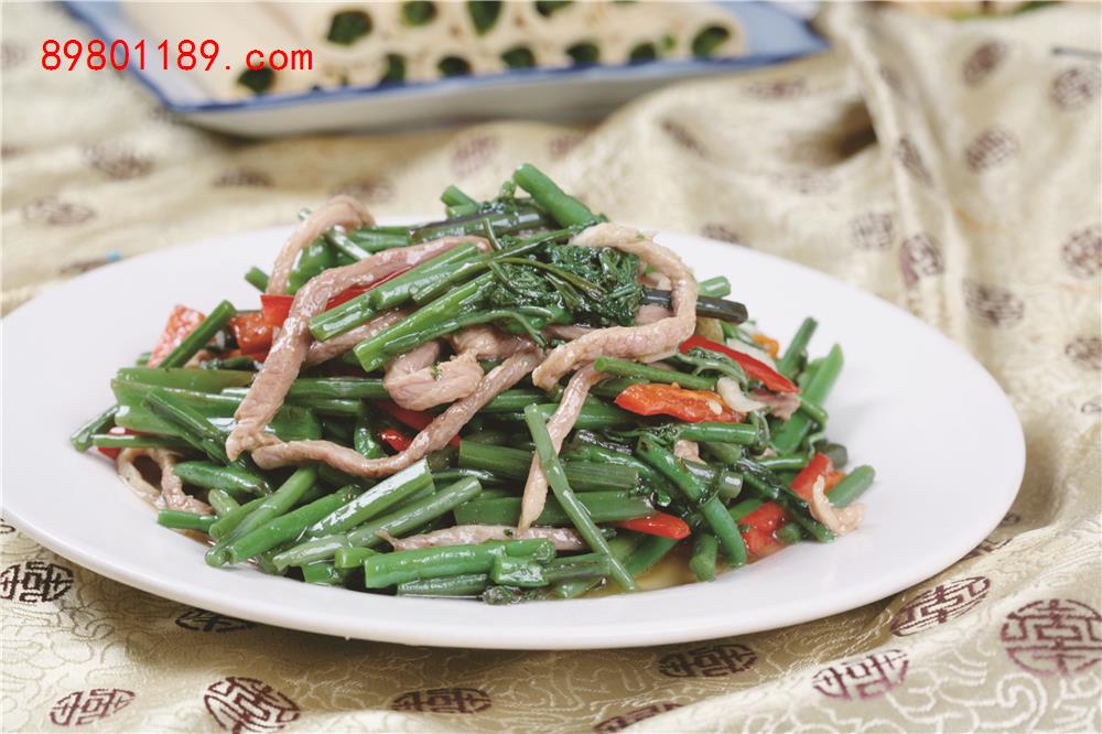 肉丝山野菜
